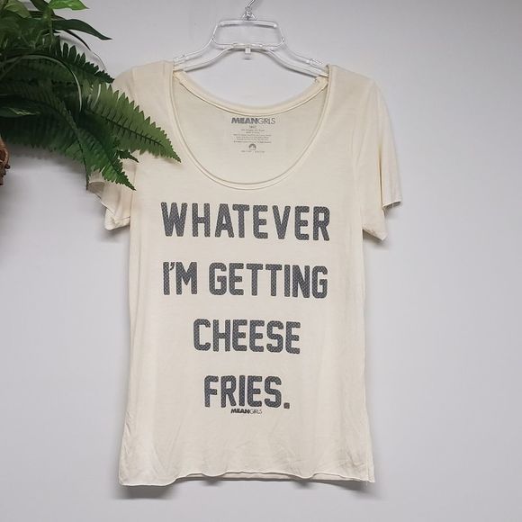 Mean Girls "Whatever. I'm getting Cheese Fries" Graphic Tshirts Size Small - Picture 1 of 6